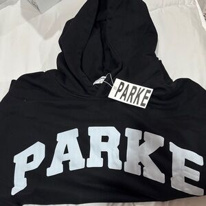 PARKE Black Hoodie Sweatshirt